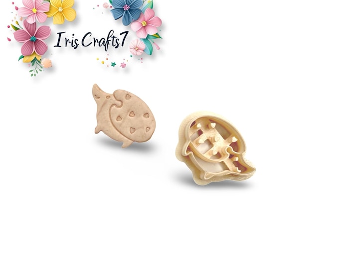 Hedgehog 3 Polymer Clay cutter -Ceramic Tools - Earrings Making
