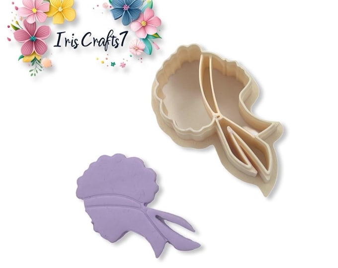 Woman Profile 4 Polymer Clay Cutter - Clay Tools - Handmade Earrings