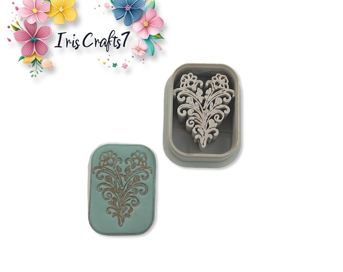 Flowers Stamp Polymer Clay Cutter for Floral Earrings