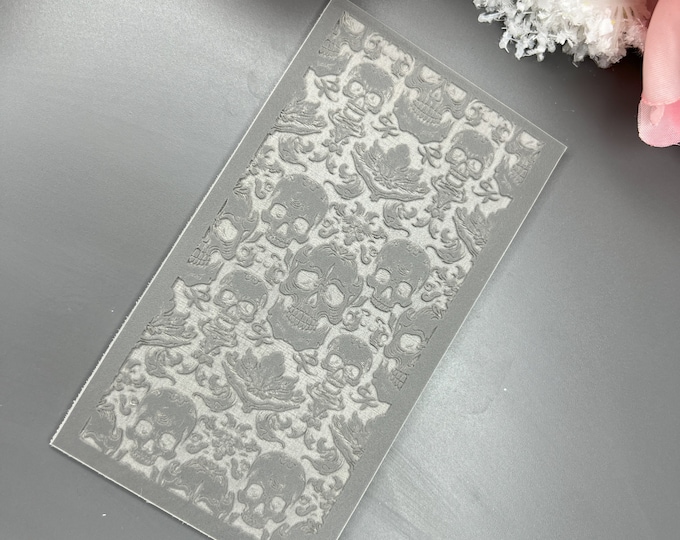 Halloween 4 polymer clay texture rubber mat_ Polymer clay tools_ Clay texture tool_ Jewellery tools