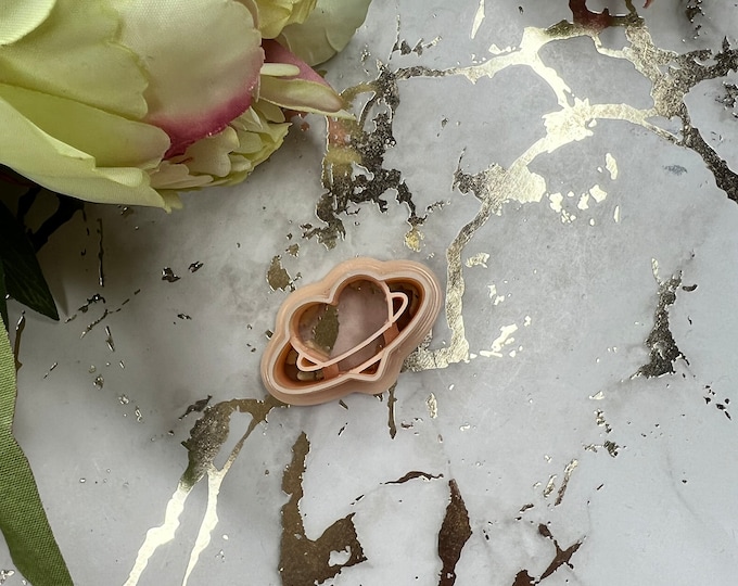Love planet polymer clay cutter
