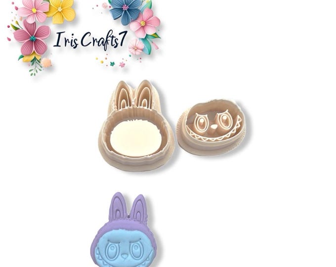 Cute Monster 2  Polymer Clay Cutter - Handmade Earrings