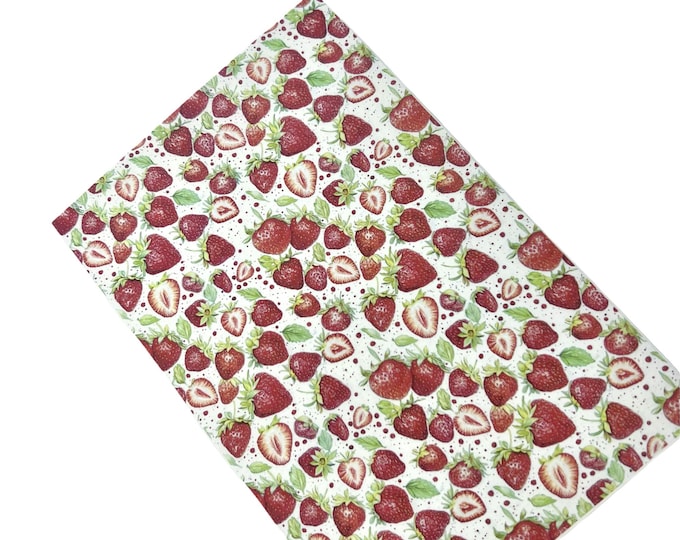 Strawberry 3 Transfer Paper for Polymer Clay - Water soluble paper
