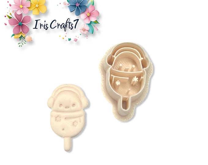 Kawaii Popsicle Polymer Clay Cutter for Earring and Jewellery Making