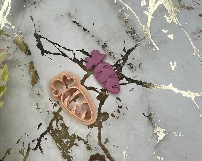 Carrot 1 polymer clay cutter