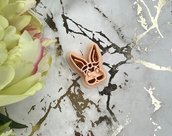 Bunny 3 polymer clay cutter