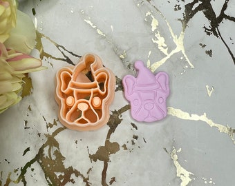 Polymer Clay Cutters Santa Frenchie Christmas Cookie Cutters Festive Holiday Baking Tools Gift