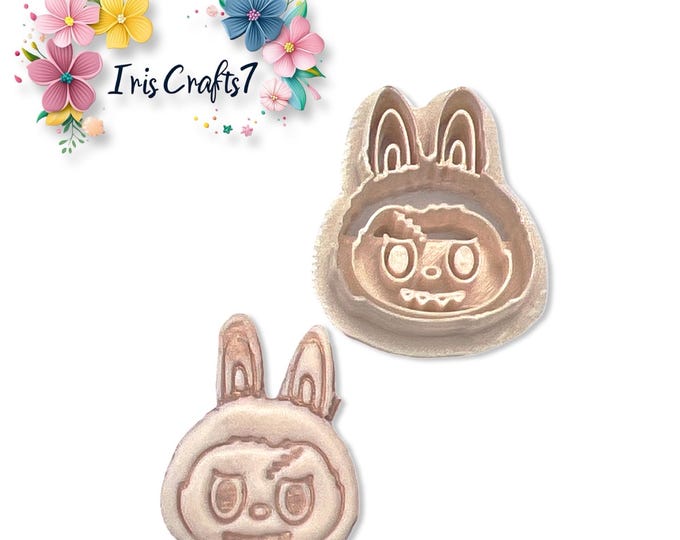 Cute Monster 4 Polymer Clay Cutter – Halloween Earring Making Tool – Spooky Creature Clay Shape – DIY Jewellery Supplies – Iriscrafts7