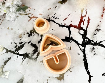 Polymer Clay Cutters Boho Combo M – Boho Earring Tools Set for DIY Jewelry Making – Unique Bohemian Cutter Shapes