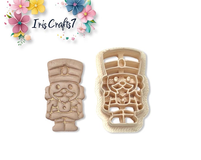 Chubby Nutcracker Polymer Clay Cutter for Christmas Earring Making, Craft & Jewellery Tools