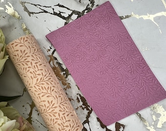 Texture roller Olive leaves| Polymer Clay Tools| Hand Roller| Clay Texture Tool| Jewellery Tools| Floral Texture| Botanical Texture