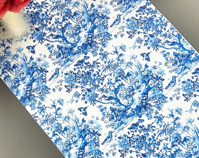 Wild in blue image transfer paper_ Clay tools_ Earring making_ Magic transfer paper_ Water soluble paper