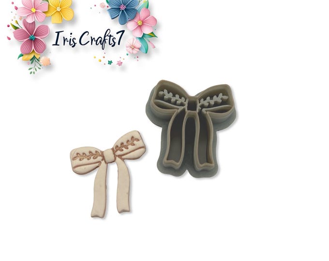 Floral Bow Polymer Clay Cutter Earrings Jewelry Tool