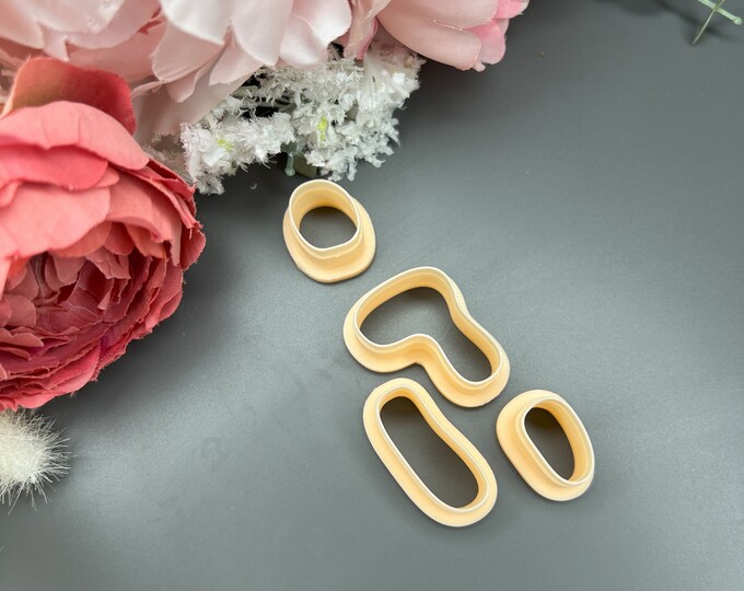 Polymer clay cutters Organic Combo 2_ Handmade Jewellery_ Ceramic tools_ Clay Supplies