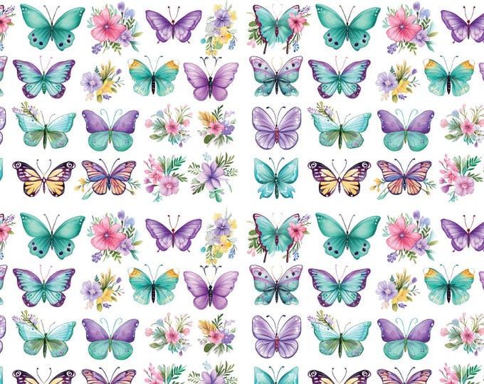 Butterfly 8 image transfer paper _ Earring making_ Magic transfer paper_ Water soluble paper