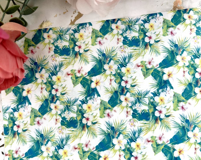 Tropical 1 image transfer paper| Water soluble paper| Clay tools| Magic transfer paper