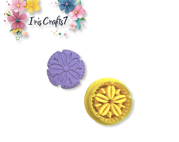Sand Dollar Polymer Clay Cutter - Earring Making - Handmade Jewellery - Clay Tools