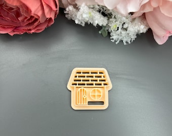 House Polymer Clay Cutter: 3D Printed PLA, Cookie Cutter