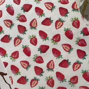Strawberry Transfer Paper for Polymer Clay: Jewelry Making Supplies