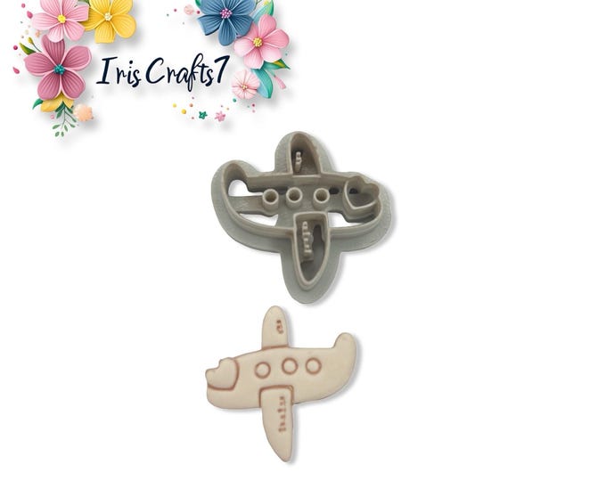 Love Airplane Polymer Clay Cutter Valentine Earrings Jewelry Tool