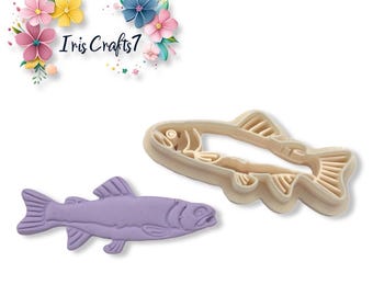 Fish Polymer Clay Cutter - Handmade Ceramic Tools for Jewelry Making, Craft Supplies for Earrings & Sculpting Designs