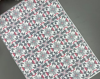 Tile image transfer paper_ Clay tools_ Earring making_ Magic transfer paper