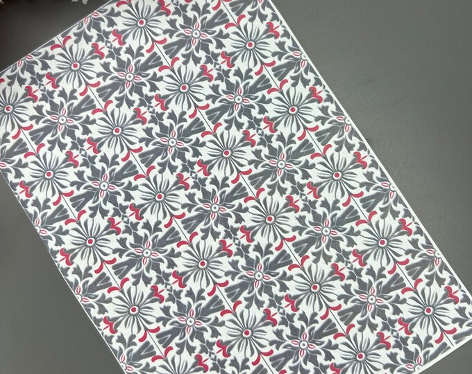 Tile image transfer paper_ Clay tools_ Earring making_ Magic transfer paper
