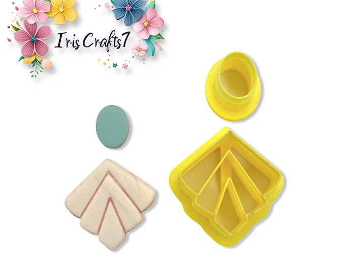 Boho Combo F Polymer Clay Cutter for Earrings Jewelry Tool