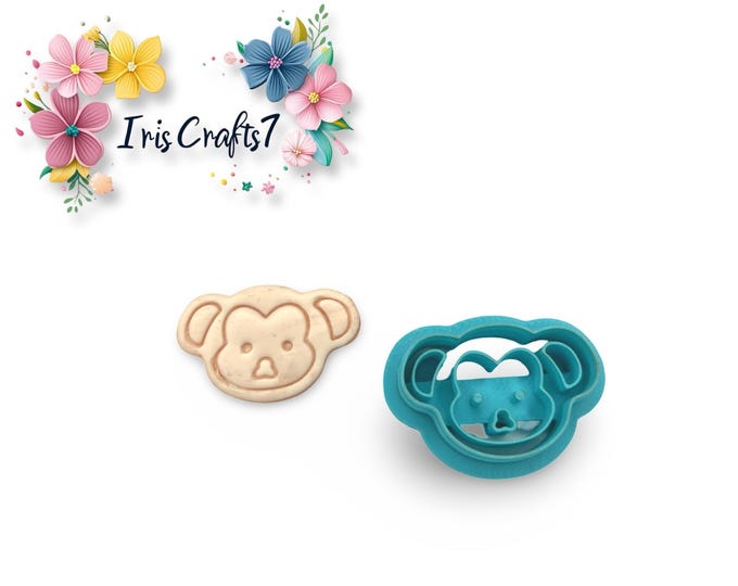 Monkey Polymer Clay Cutter - Handmade Jewellery - Ceramic Tools