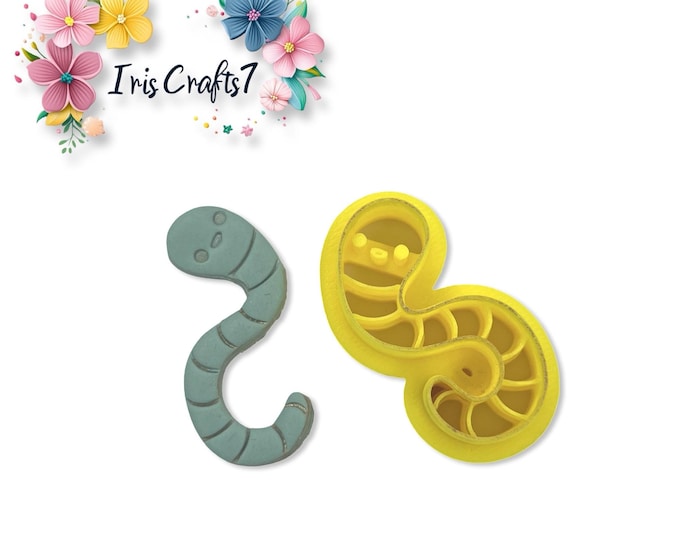 Caterpillar Polymer Clay Cutter for Animal Earrings Jewelry