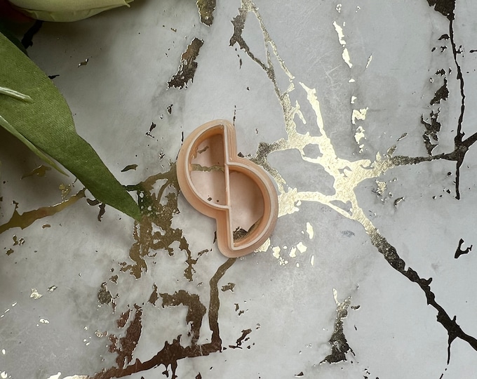 Clay cutters Semicircle| Polymer clay cutters | Ceramic cutters | Polymer clay tools |Jewellery tools | Earring making