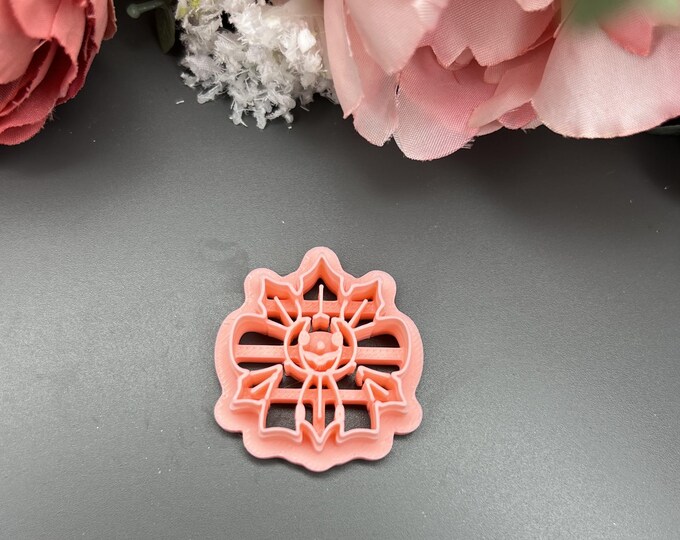 Pumpkin Mistletoe Polymer Clay Cutter - Christmas & Halloween Craft Supplies