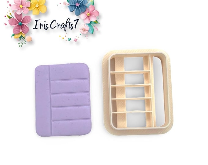 Notepad Sheet 2 Polymer Clay Cutter - Ceramic tools - Back to School Earrings
