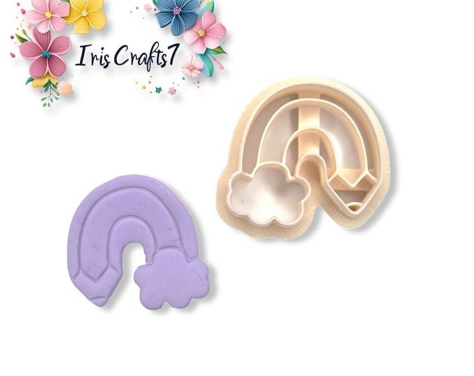 Rainbow Pencil Polymer Clay Cutter - Ceramic tools - Back to School Earrings