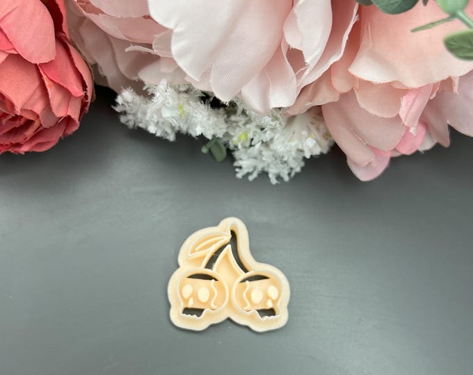 Skulls on a Branch Polymer Clay Cutters_ Handmade earrings_ Halloween Jewellery