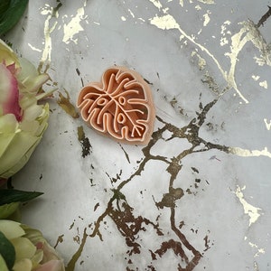 Polymer Clay Cutter Monstera Leaf Shape | Earrings and Jewelry Clay Tools | Ceramic & Craft Cutters for DIY Accessories