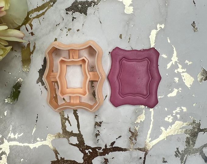 Vintage frame 4 polymer clay cutter