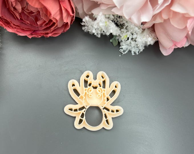 Spider 2 Polymer Clay Cutters_ Handmade earrings_ Halloween Jewellery