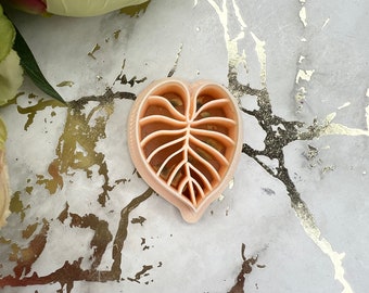 Clay cutters Philodendron leaf| Polymer clay cutters| Clay tools| Earrings cutters| Jewellery tools| Ceramic cutters