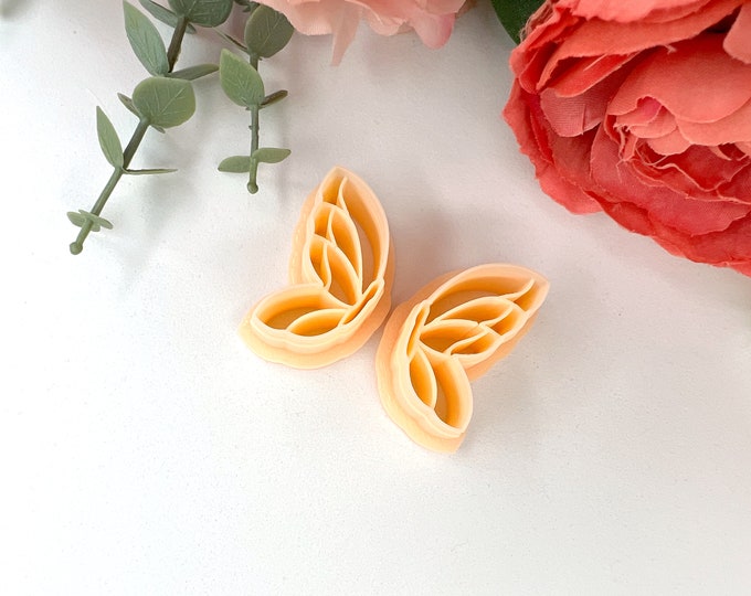 Clay cutters half butterfly 2| Polymer clay cutters| Clay tools| Ceramic cutters| Jewellery tools
