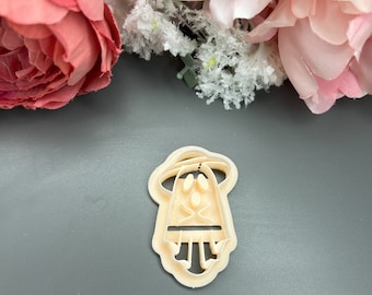 Ghost in Hat Polymer Clay Cutter Halloween Earrings Jewelry Tool