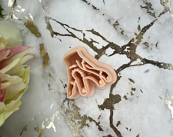 Hand polymer clay cutter