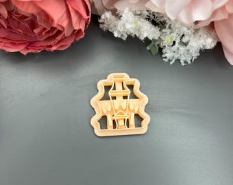 Creepy House Polymer Clay Cutters_ Halloween Jewellery_ Ceramic Tools_ Handmade Earrings