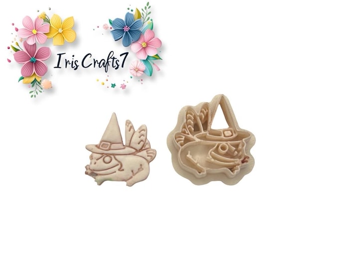 Frog 6 Polymer Clay Cutter - Earrings Making - Ceramic Tools