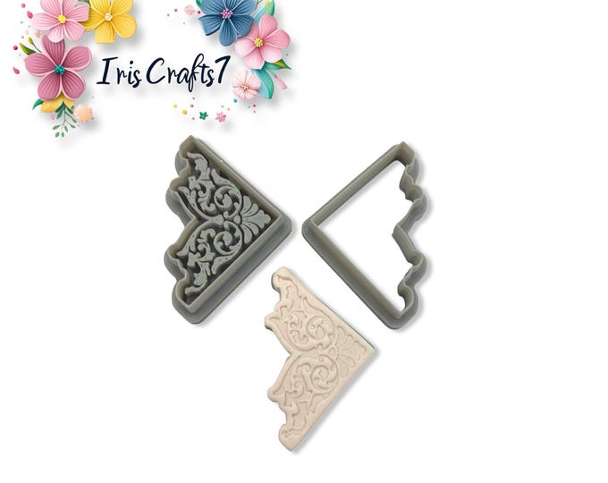 Ornamental Bookmark No 9 Polymer Clay Cutter Tool