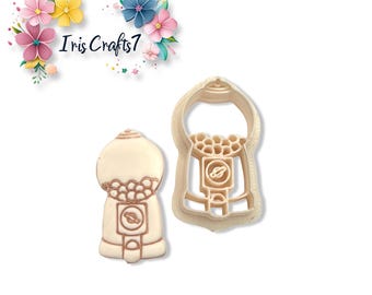 Retro Gumball Machine Polymer Clay Cutter for Earrings Jewelry Tool