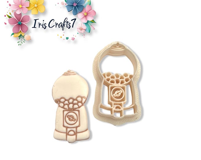 Retro Gumball Machine Polymer Clay Cutter for Earrings Jewelry Tool