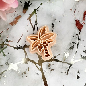 Palm Polymer Clay Cutter – Tropical Leaf Earring Tool – DIY Jewelry Supplies – PLA Cutter for Handmade Accessories – Clay Art Craft Tool