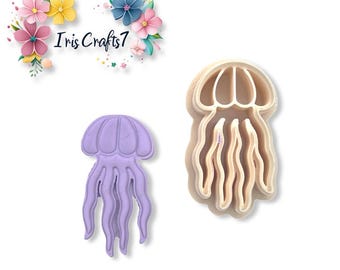 Jellyfish Polymer Clay Cutter for Summer Earring Making, Jewelry DIY