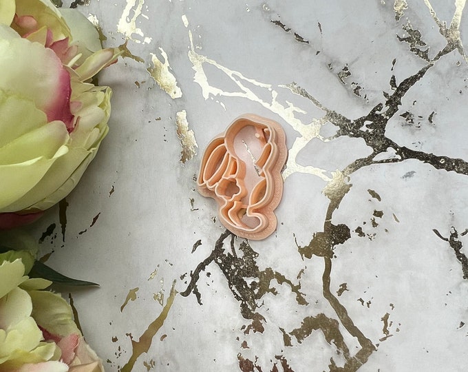 Bunny 2 polymer clay cutter